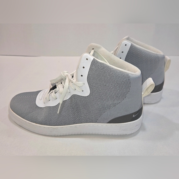 Nike Men's Gray High-Top Sneakers - Picture 3 of 5